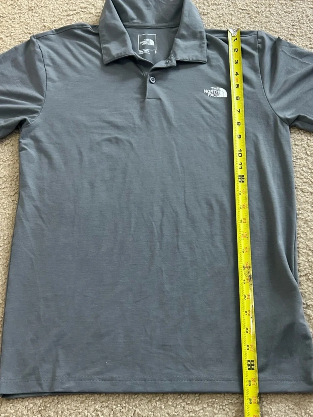 The North Face Men’s Adventure Polo Shirt Mens Small Smoked Pearl Gray
